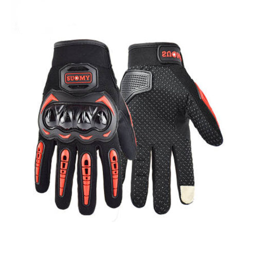 Motorcycle riding gloves