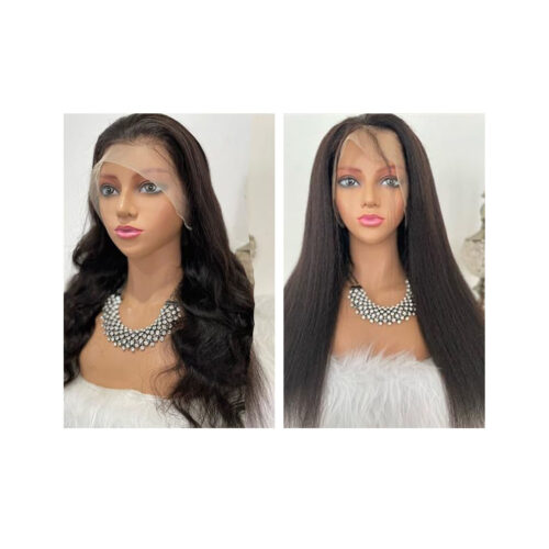 Brazilian straight human wigs, lace size 4×4, 5×5 and 13×4 with 150% density