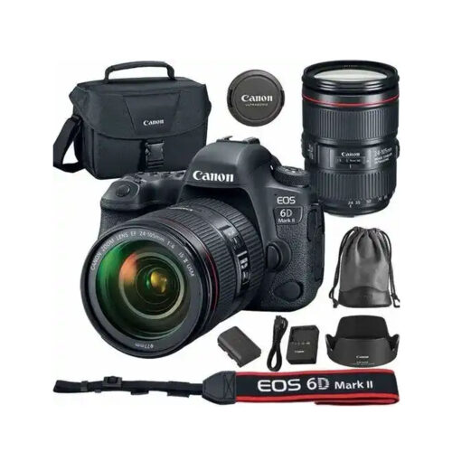 Complete set 6D Mark II DSLR Canon camera with EF 24-105mm USM lens 5.0-9.9MP