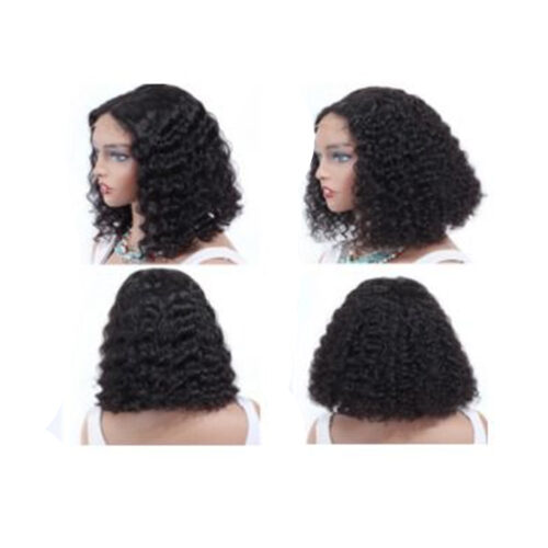 Straight, wavy and curly bob wigs with 5×5 lace size