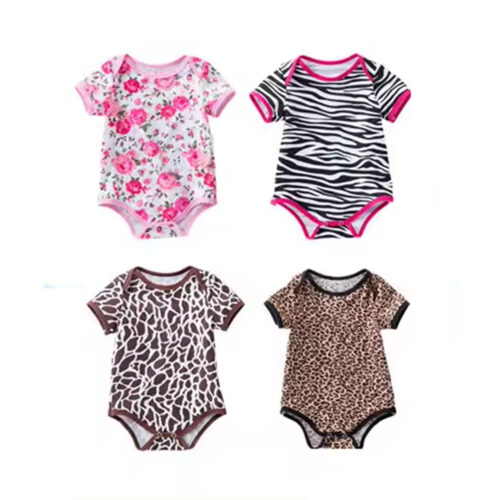 Cotton bodysuit for baby girls, with headband and shoes