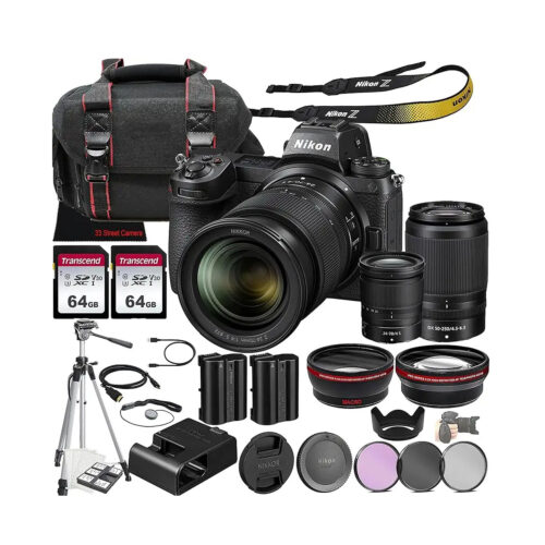 Nikon mirrorless digital camera bundle Z6-Z5-Z7-Z8-Z9-Z10-Z30-Z50-Zfc-Z7II – with 24-70mm f/2.8 Lens (100% genuine products)